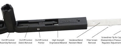 SuperKey XL, 9 in 1 Combo Key for use with Rain Bird and Toro Golf Sprinklers