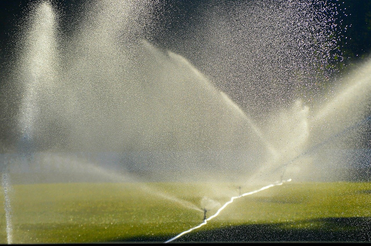 Irrigation in a field